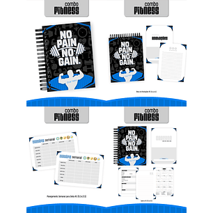 Arquivo Combo Encadernação Fitness 2026 Masculino 