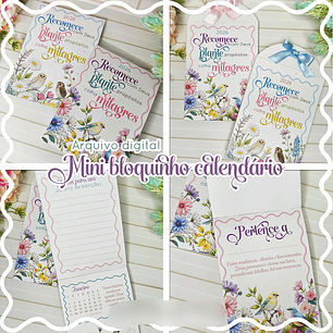 Arquivo Calendário Mini Bloquinho 2026