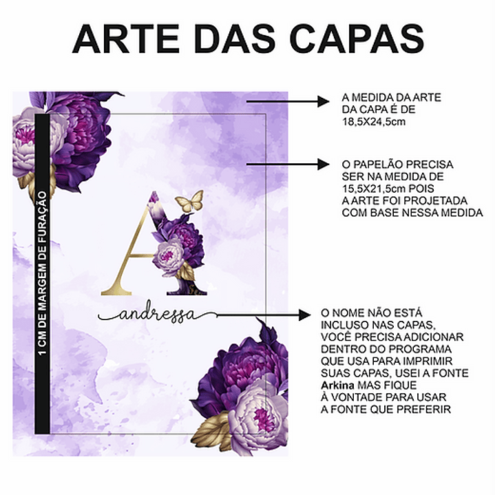Arquivo Capas A5 Alfabeto Roxo  2