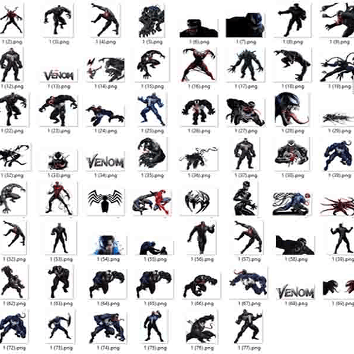 Kit Digital Homem Aranha Venon  3