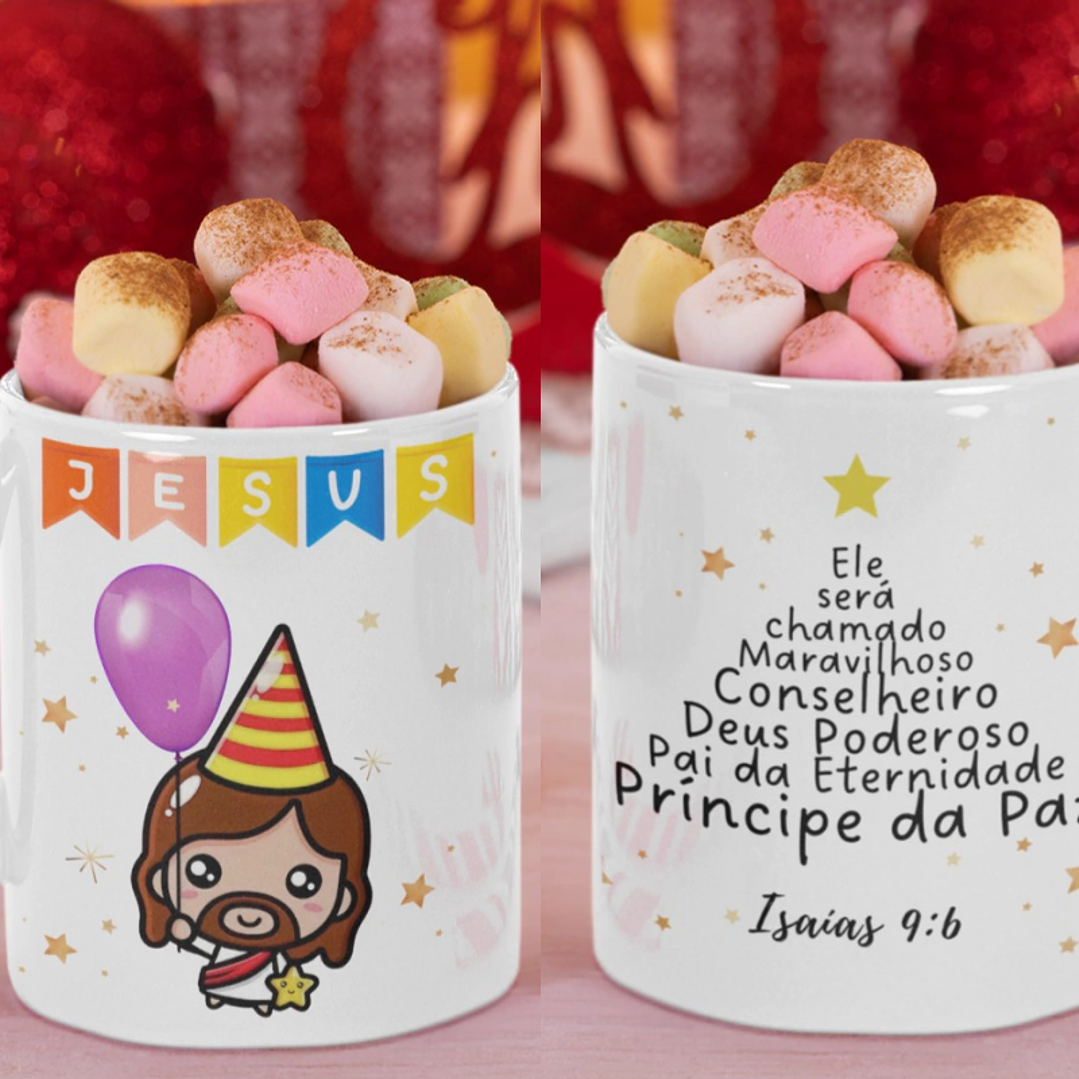 Arquivo Canecas Natal Aniversário Jesus 1