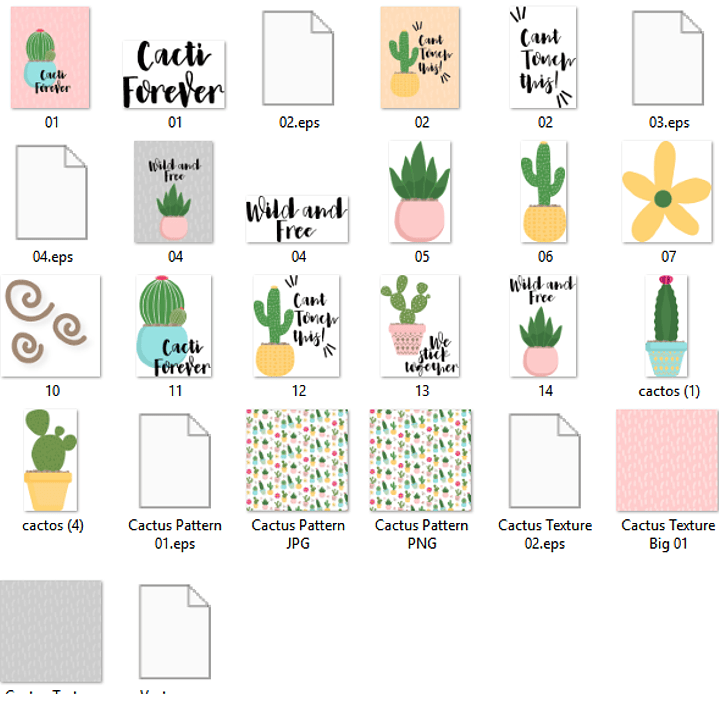 Kit Digital Meus Cactos 2