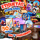 Arquivo Combo Etiqueta Escolar 50 Temas  - Thumbnail 1