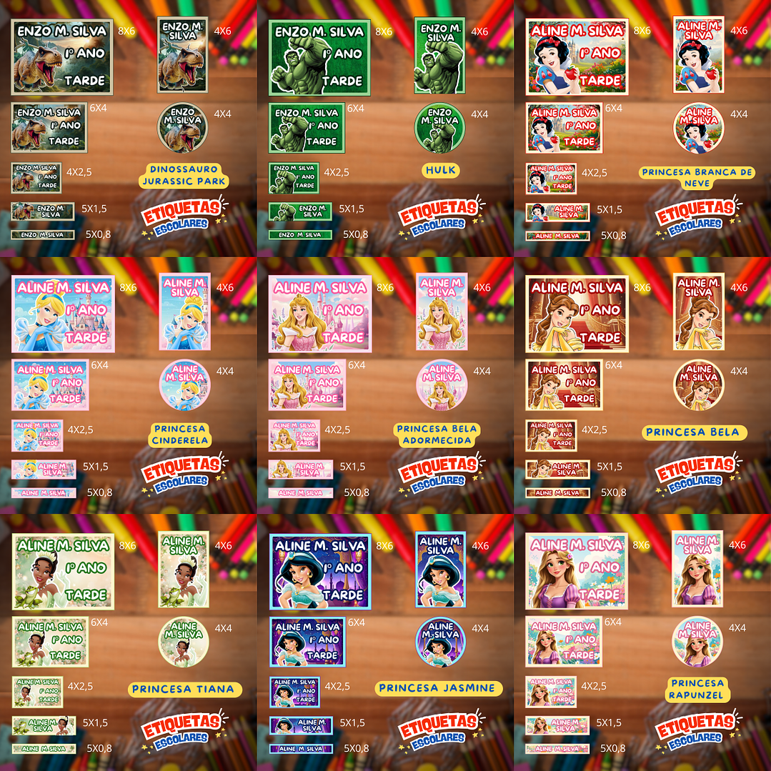 Arquivo Combo Etiqueta Escolar 50 Temas  4