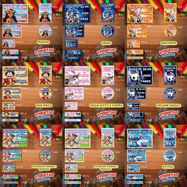 Arquivo Combo Etiqueta Escolar 50 Temas  7