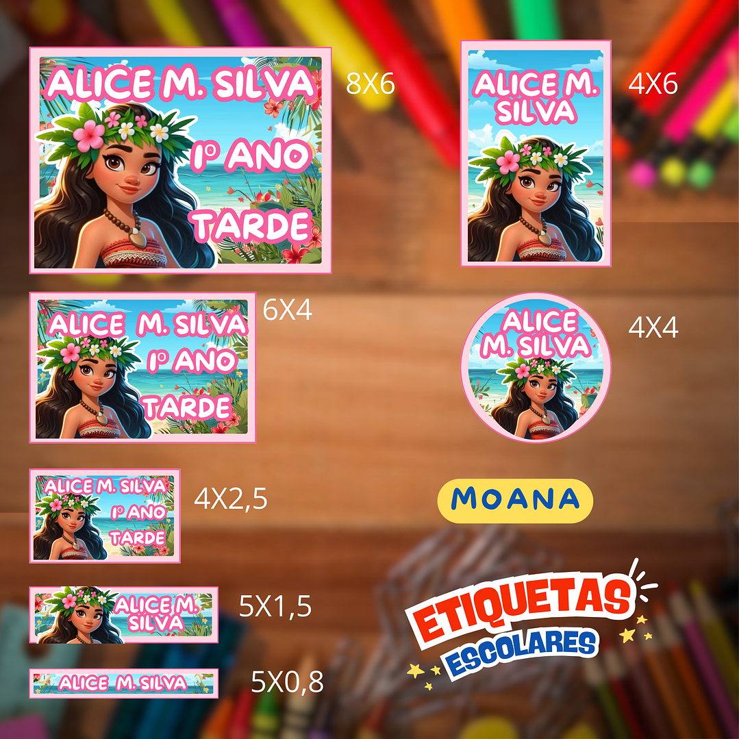 Arquivo Etiqueta Escolar Moana  1