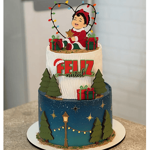 Arquivo Natal Topo de Bolo Menina 