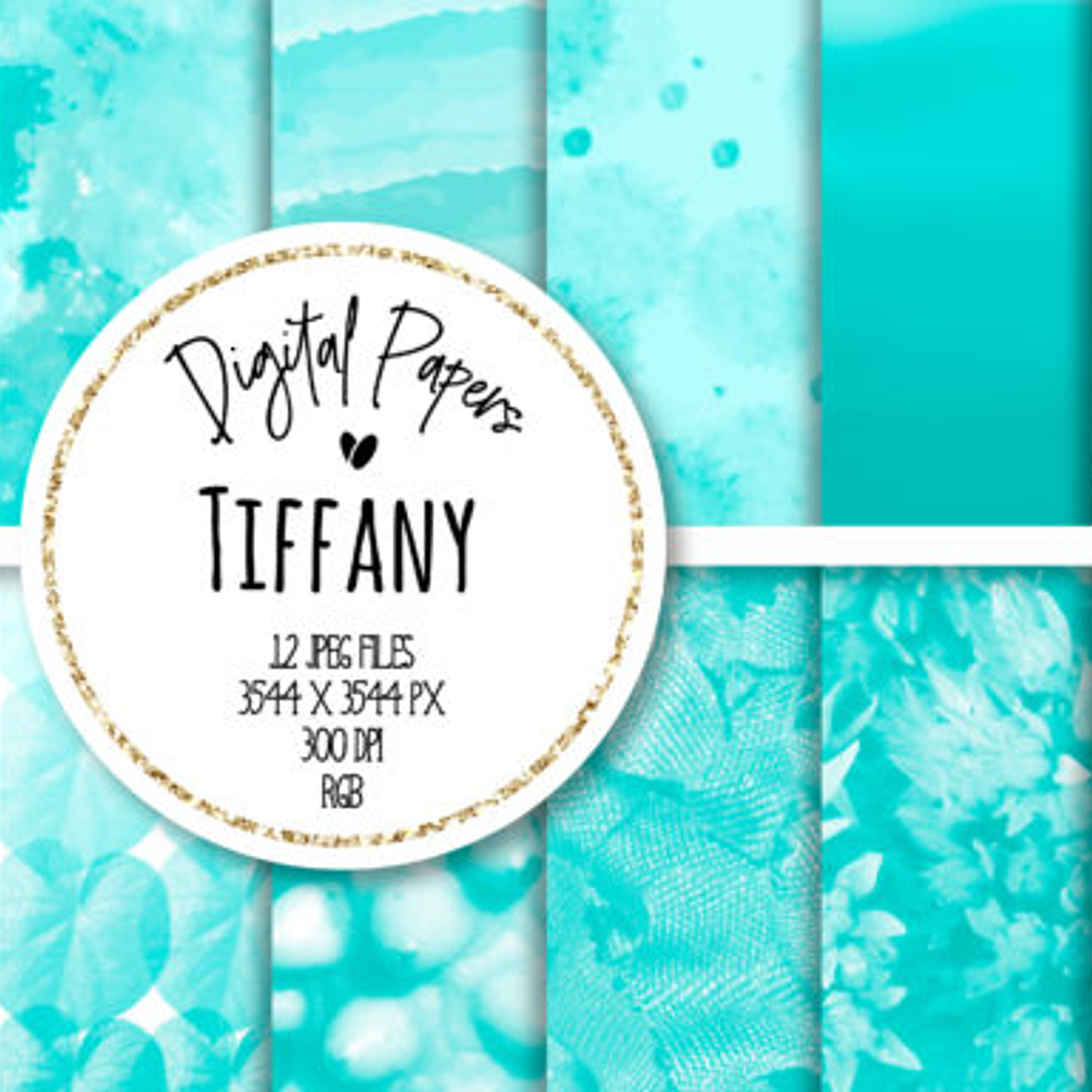 Kit Digital Papéis Azul do Mar 1