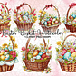 Kit Digital Cestinha de Ovos da Páscoa  - Thumbnail 1
