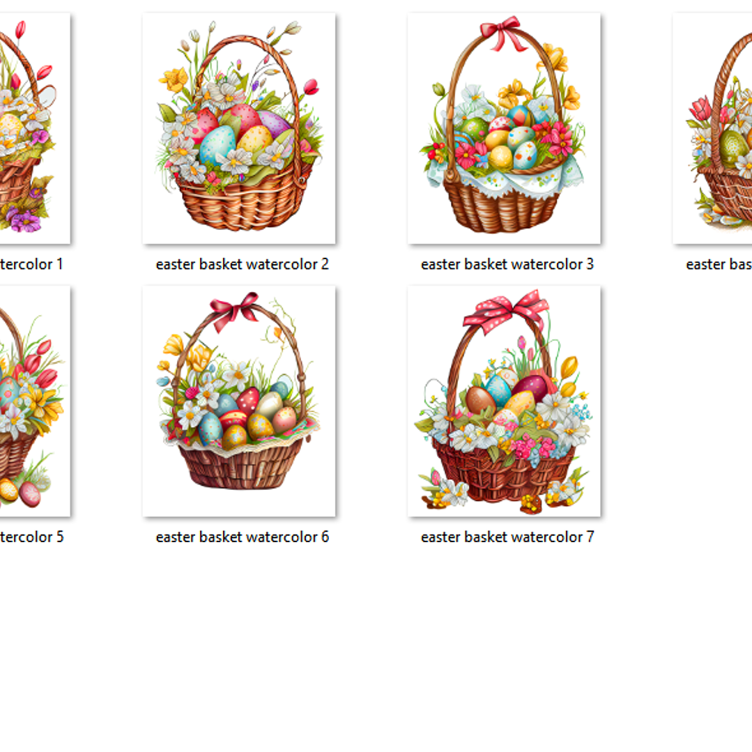 Kit Digital Cestinha de Ovos da Páscoa  2