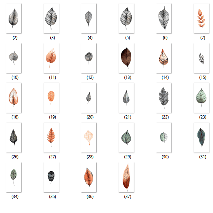 Kit Digital Folhas  2