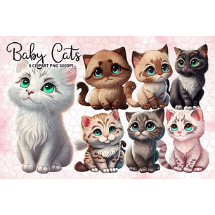 Kit Digital Gatinhos 