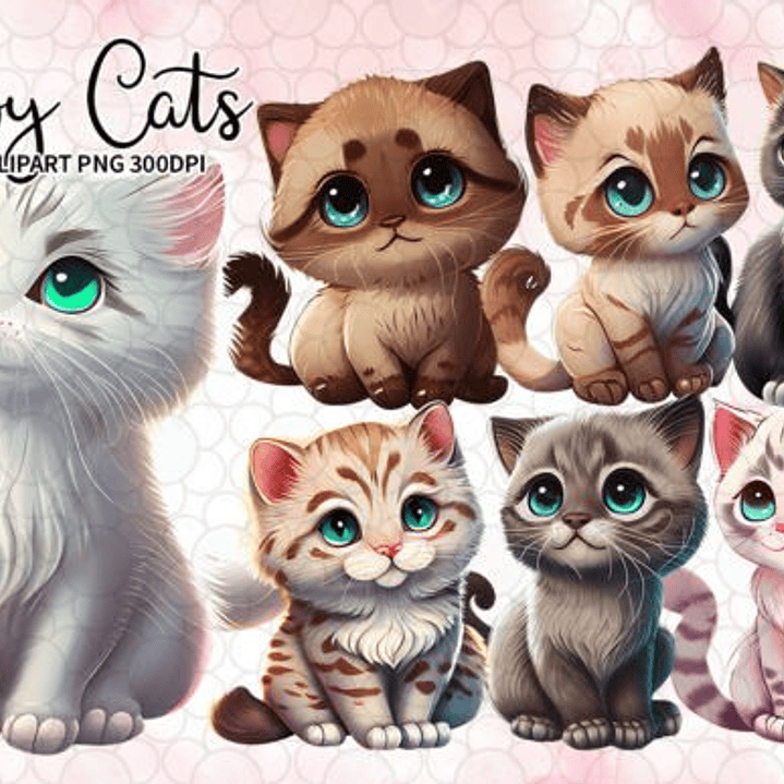 Kit Digital Gatinhos  1