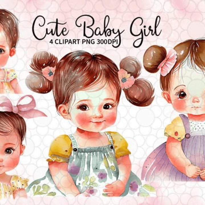 KIt Digital Menina Bebê 1