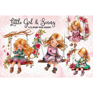 Kit Digital Menina Jardim 2