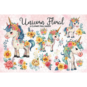 Kit Digital Unicórnio Tropical 