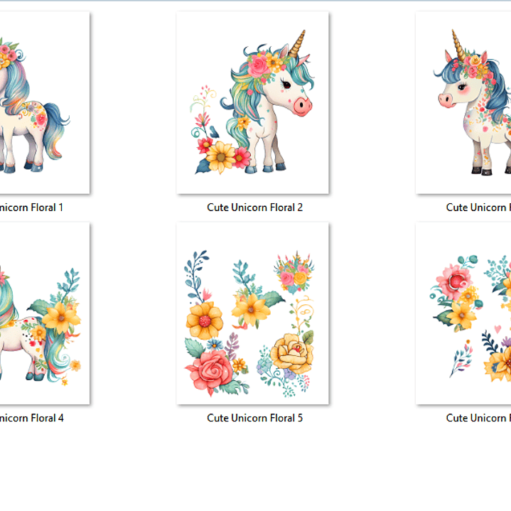 Kit Digital Unicórnio Tropical  2