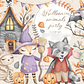 Kit Digital Halloween dos Animais  - Thumbnail 1