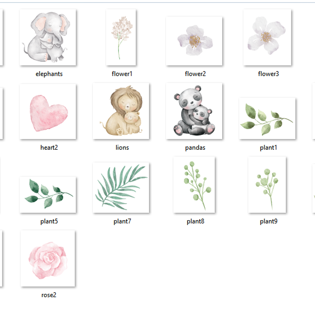 Kit Digital Animais da Floresta  2