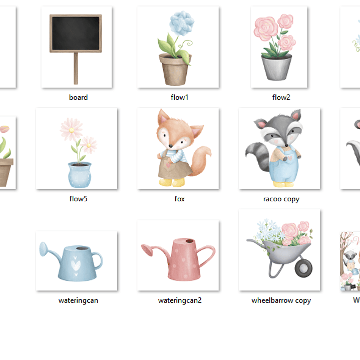 Kit Digital Animais Bosque 3 2