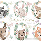 Kit Digital Animais Safari Boho - Thumbnail 1