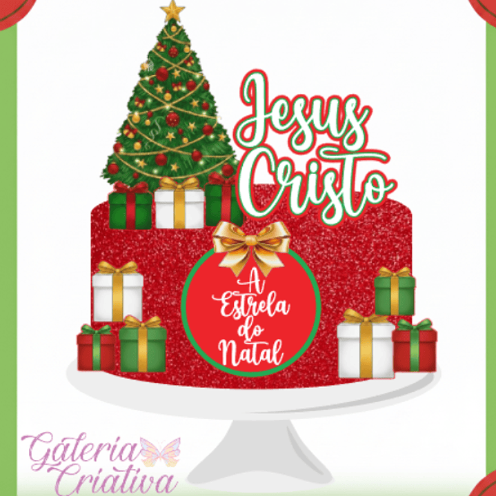 Arquivo Topo de Bolo Natal Jesus Cristo 1