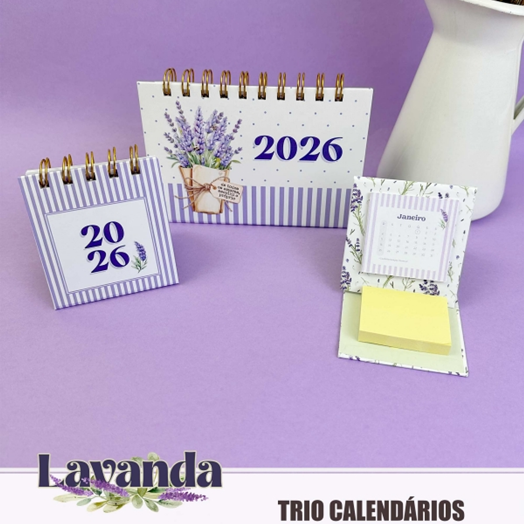 Arquivo Coleção Lavanda Trio Calendário 2026 2