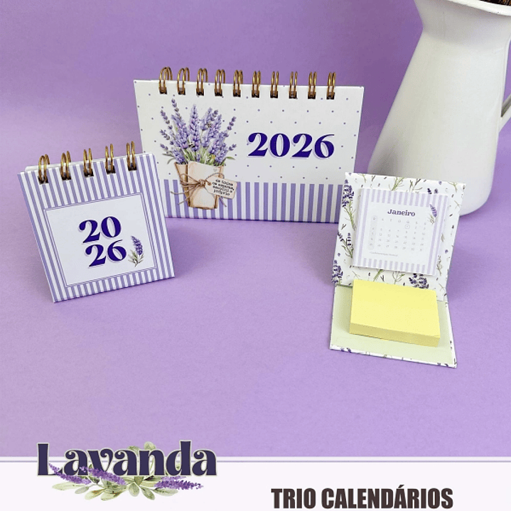 Arquivo Coleção Lavanda Trio Calendário 2026 2