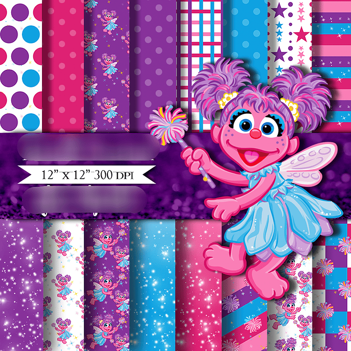 Kit Digital Papéis Fadinha  1