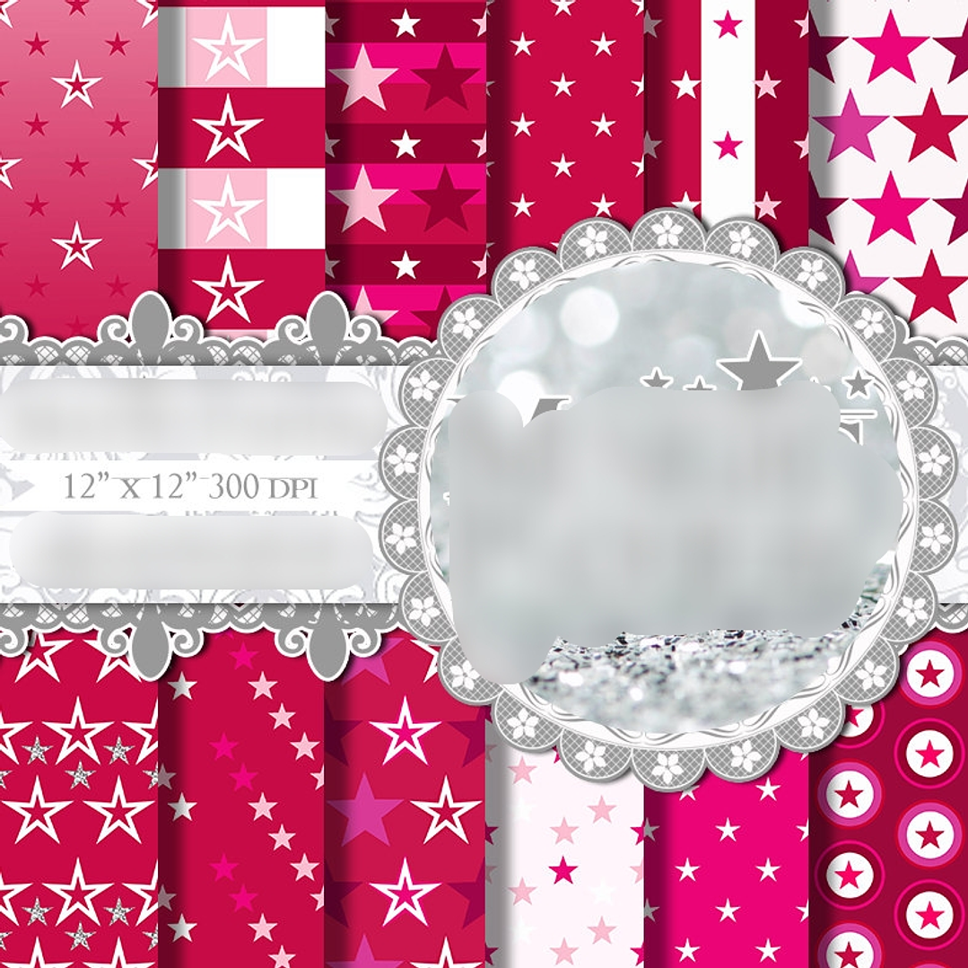 Kit Digital Papéis América  1