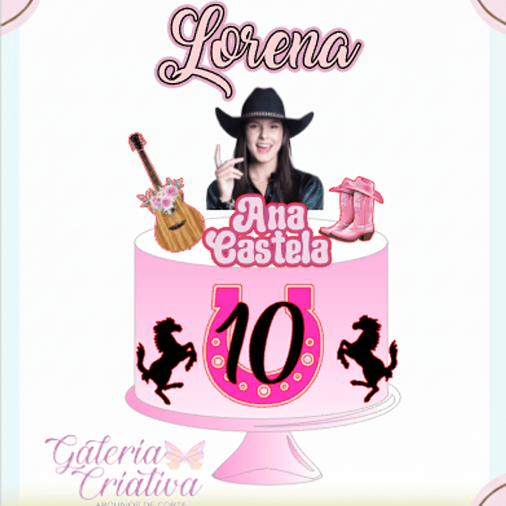 Arquivo Topo de Bolo Ana Castela Boiadeira 1