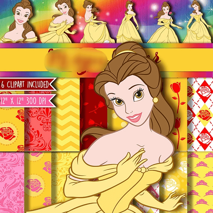 Kit Digital Papéis Bela  1