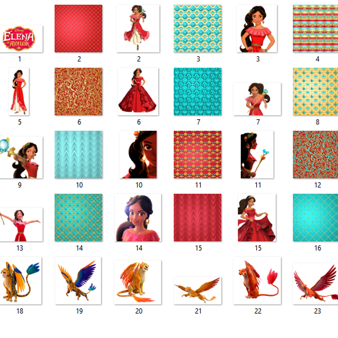 Kit Digital Elena de Avalor  2