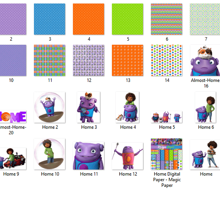 Kit Digital Papéis Home  2