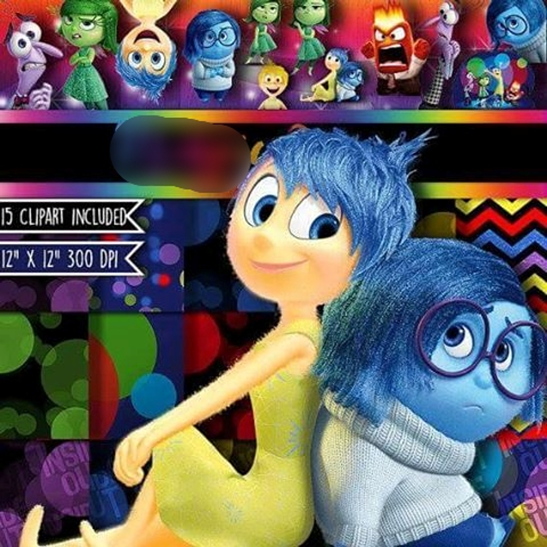 Kit Digital Papéis Divertidamente  1