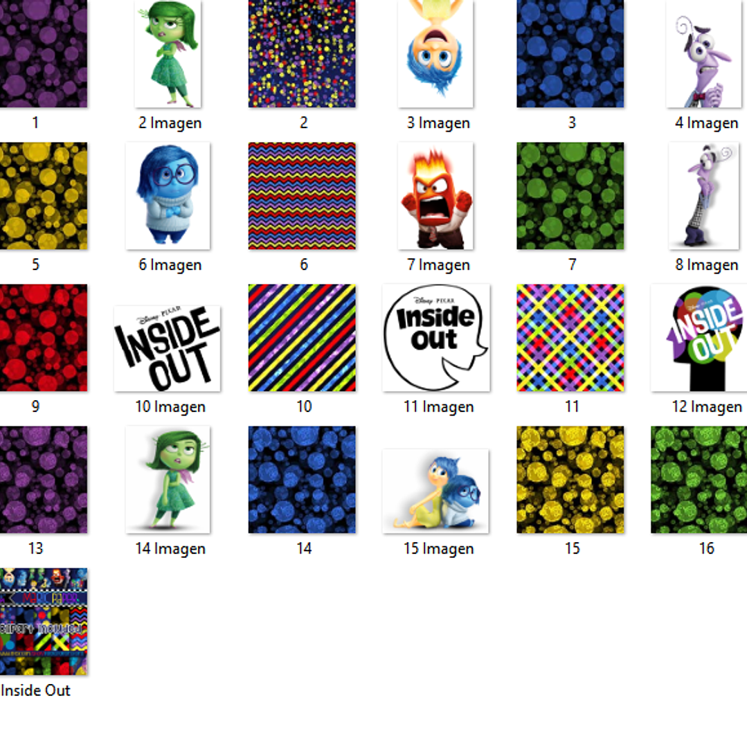 Kit Digital Papéis Divertidamente  2