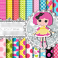 Kit Digital Papéis Lalaloopsy  - Thumbnail 1
