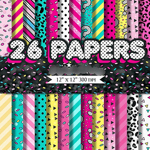 Kit Digital Papéis Lol 