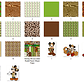 Kit Digital Papéis Mickey Mouse Safari - Thumbnail 2