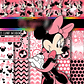 Kit Digital Papeís Minnie Mouse Pink - Thumbnail 1