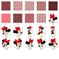 Kit Digital Papéis Minnie Mouse Vermelho  - Thumbnail 2