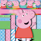 Kit Digital Papéis Peppa Pig  - Thumbnail 1