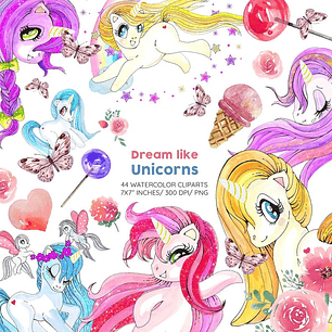 Kit Digital Sonhe como Unicórnios 