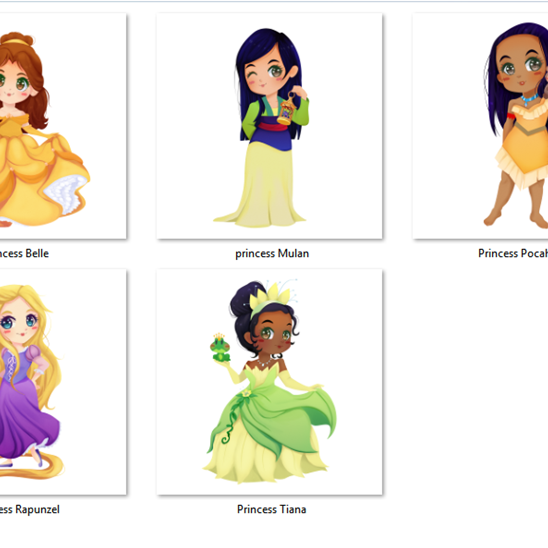 Kit Digital Pequenas Princesas 2 2