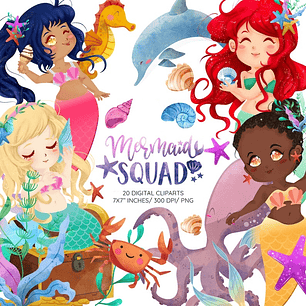 Kit Digital Esquadrão de Sereias