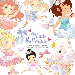 Kit Digital Minha Pequena Bailarina 