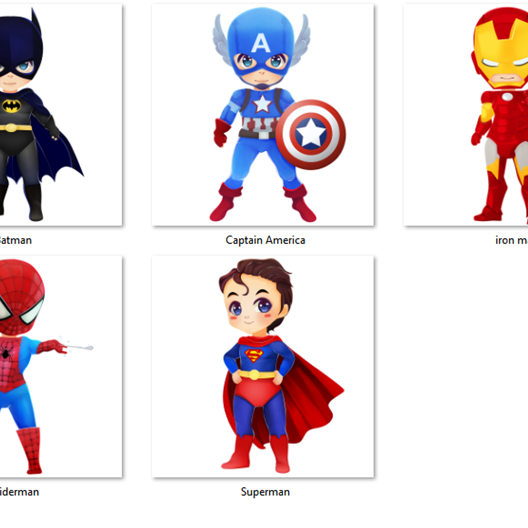 Kit Digital Super Heróis  2