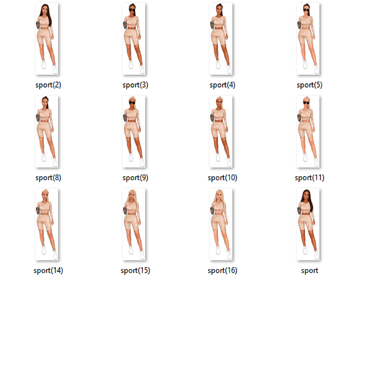 Kit Digital Mulheres com Roupa de Academia  2