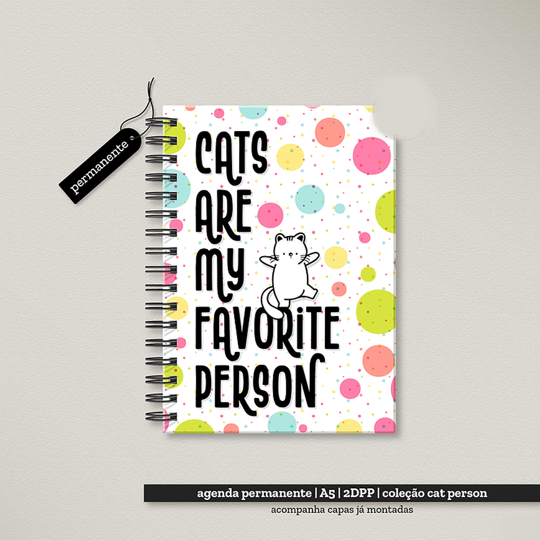 Arquivo Combo Encadernação Cat Person 2