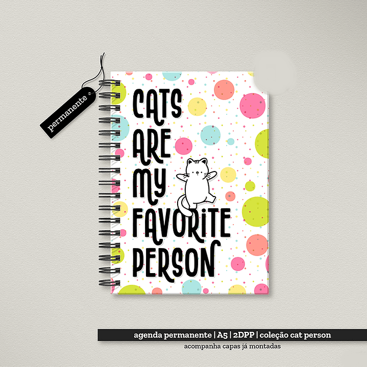 Arquivo Combo Encadernação Cat Person 2